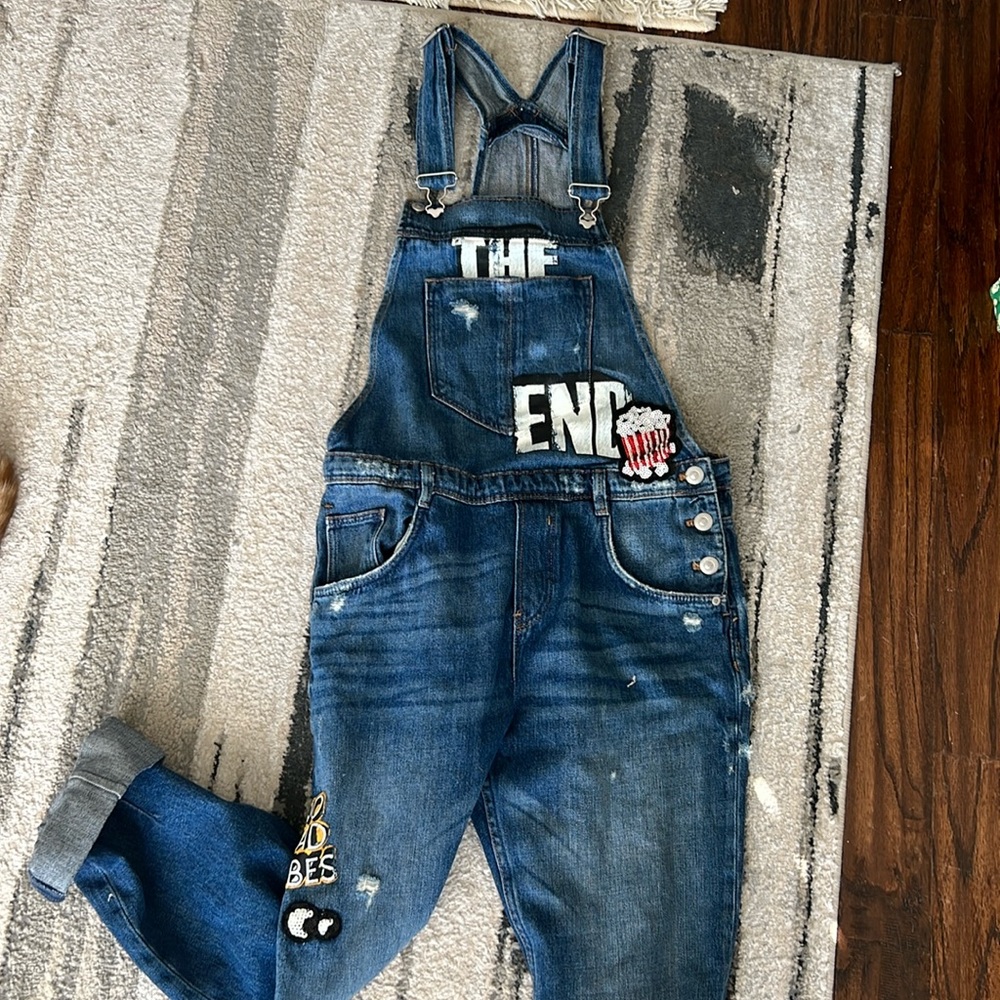 Zara Denim overall